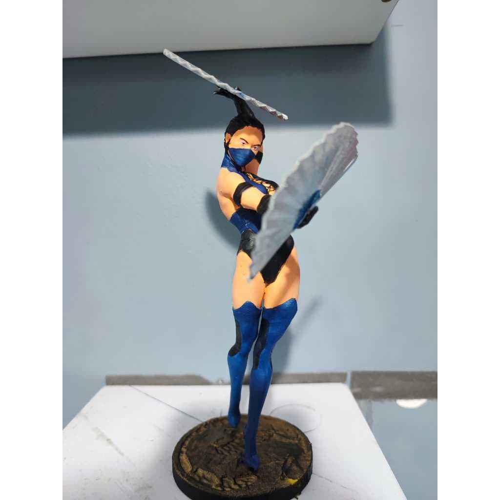 mortal kombat - kitana - impressão 3d - orçamento de outros personagens no chat