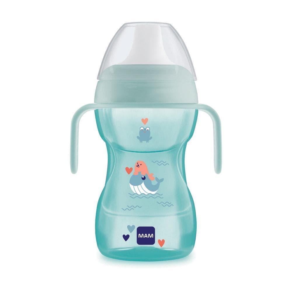 Copo De Treinamento Bebe 270 ml Fun To Drink Antivazamento Azul Mam 4243