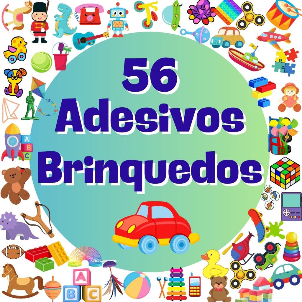 Kit  Adesivos Brinquedos Para Agenda Caderno Notebook Planner