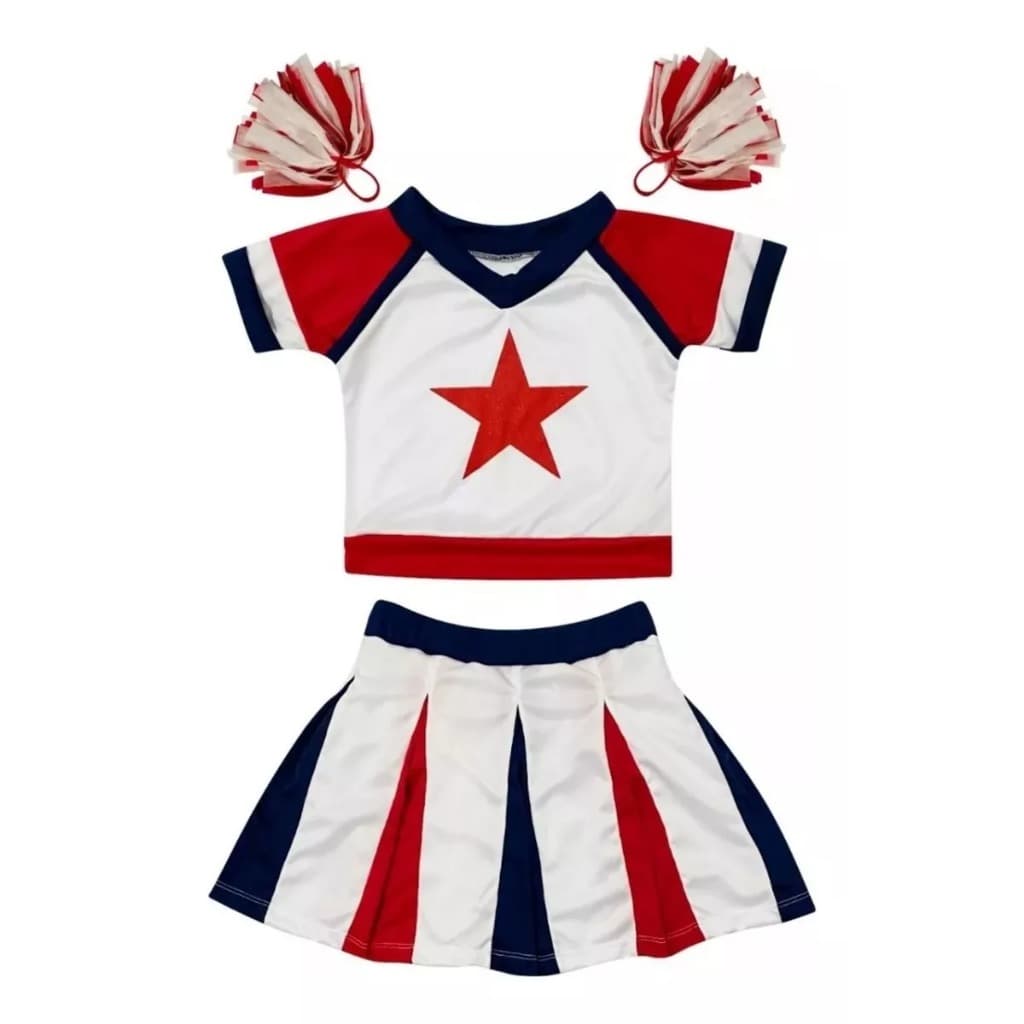 Fantasia Líder De Torcida Infantil Carnaval Halloween
