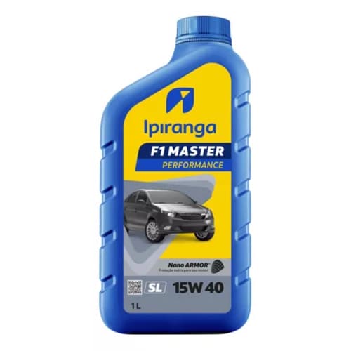 Óleo de motor Ipiranga F1 Master SL 15W40 1L – Proteção e Alto Desempenho!