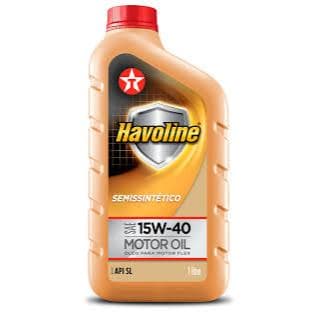 Óleo de motor Havoline Semissintético 15W-40 API SL – Proteção e Desempenho!