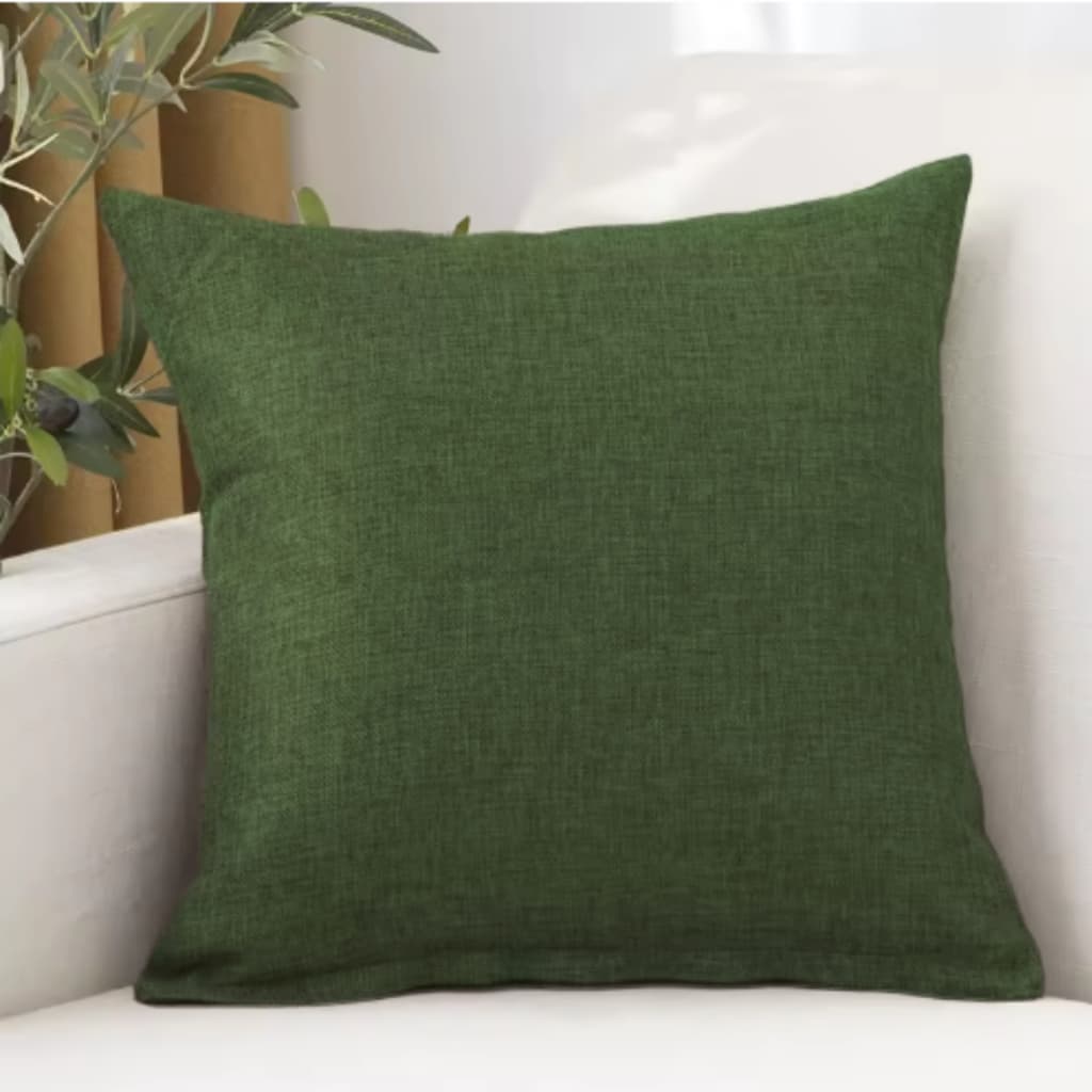 Kit 2 Capa Almofada Decorativa Sala Sofá Quarto em Linho 45x45cm