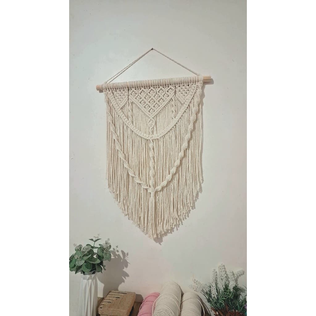 Painéi decorativo 50cm de macramê