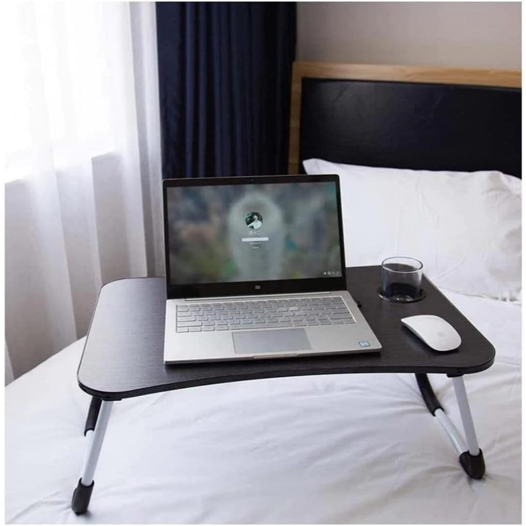 Mesa para Notebook Portátil Dobrável Tablet Porta Copos Porta Caneta - Super Resistente