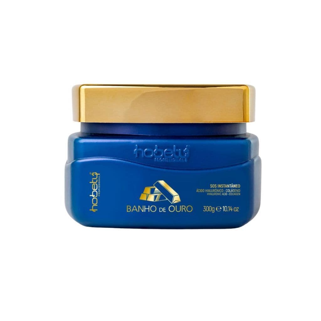 Mascara Hidratação Banho de Ouro Hobety 300g
