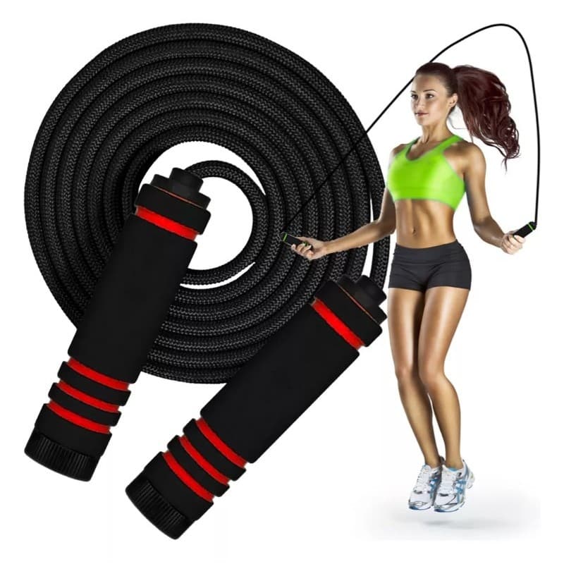 MBfit Corda De Pular 3 Unidades Funcional  Exercício Academia Crossfit Fitness Não Tem Contador