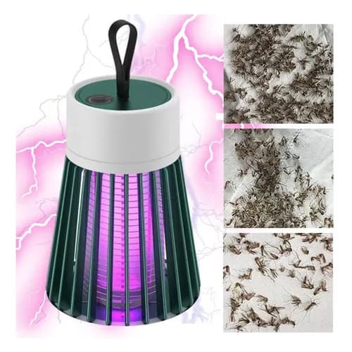 Mata Mosquito Elétrico UV – Silencioso, Eficiente e Seguro para Ambientes Internos e Externos! Com Bateria Recarregável