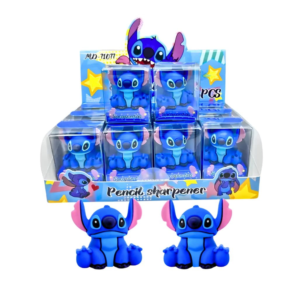 Apontador Fofo Do Stitch 3D | Papelaria Kawaii