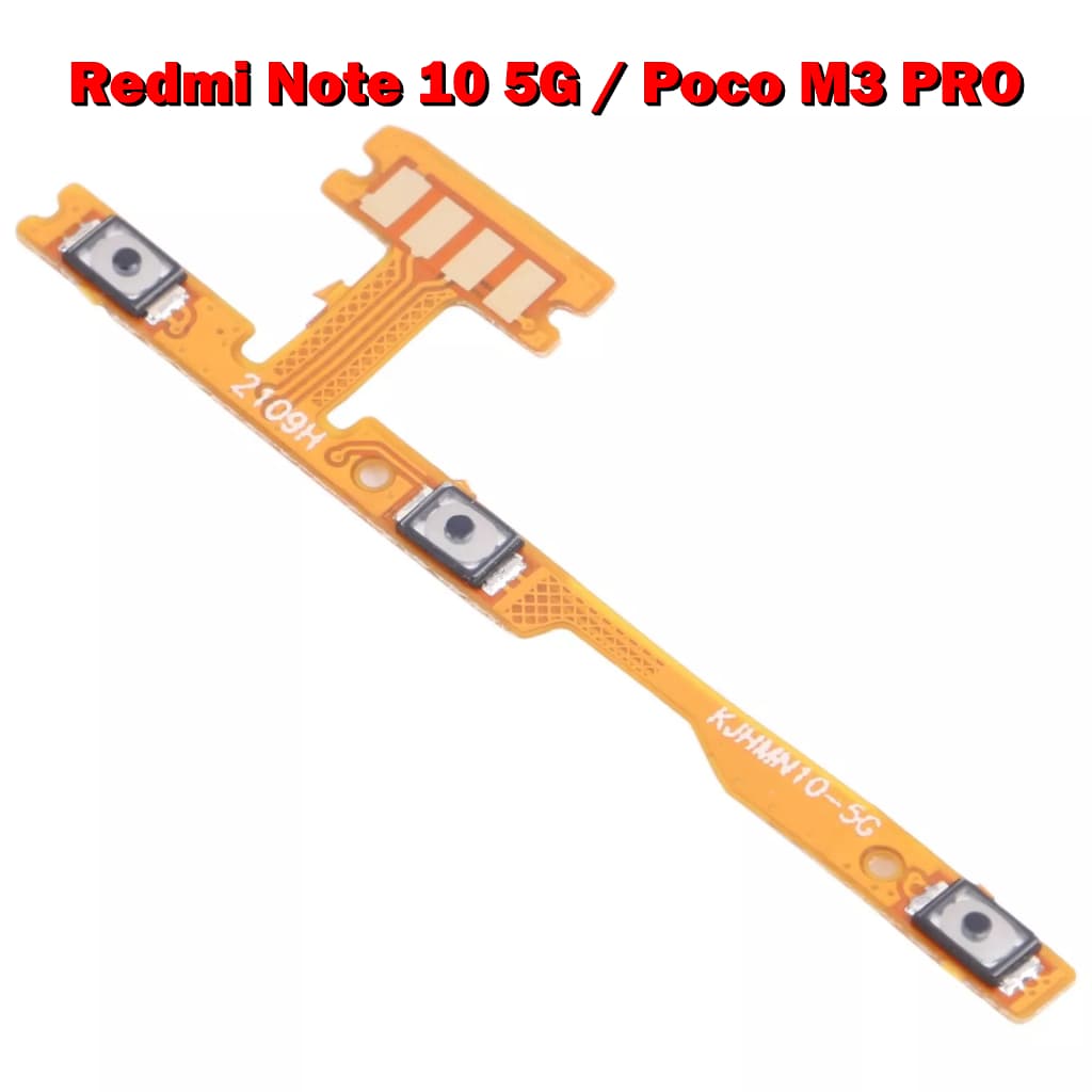 Flex Power Volume Redmi Note 10 5G / Poco M3 PRO