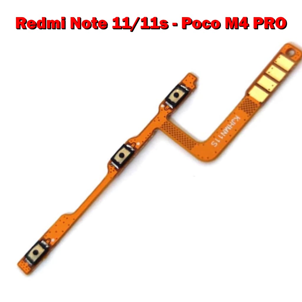 Flex Power Volume Redmi Note 11 Note 11s e Poco M4 Pro