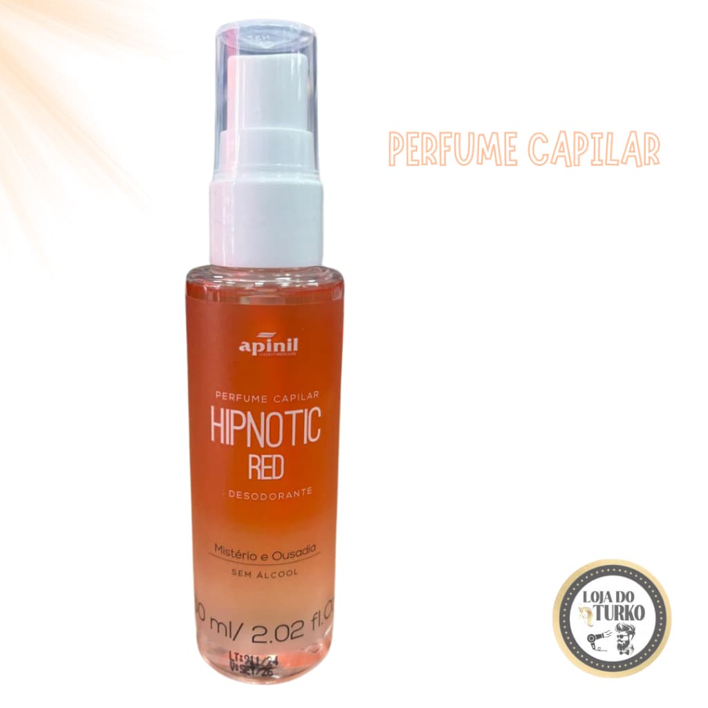 PERFUME FEMININO DE CABELO ESSENCIA HIPNOTIC RED (CAPILAR PREMIUM) - APINIL