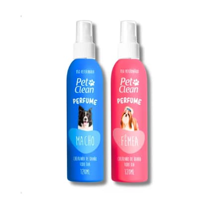 Perfume para Cães e Gatos (macho e fêmea) 120ml