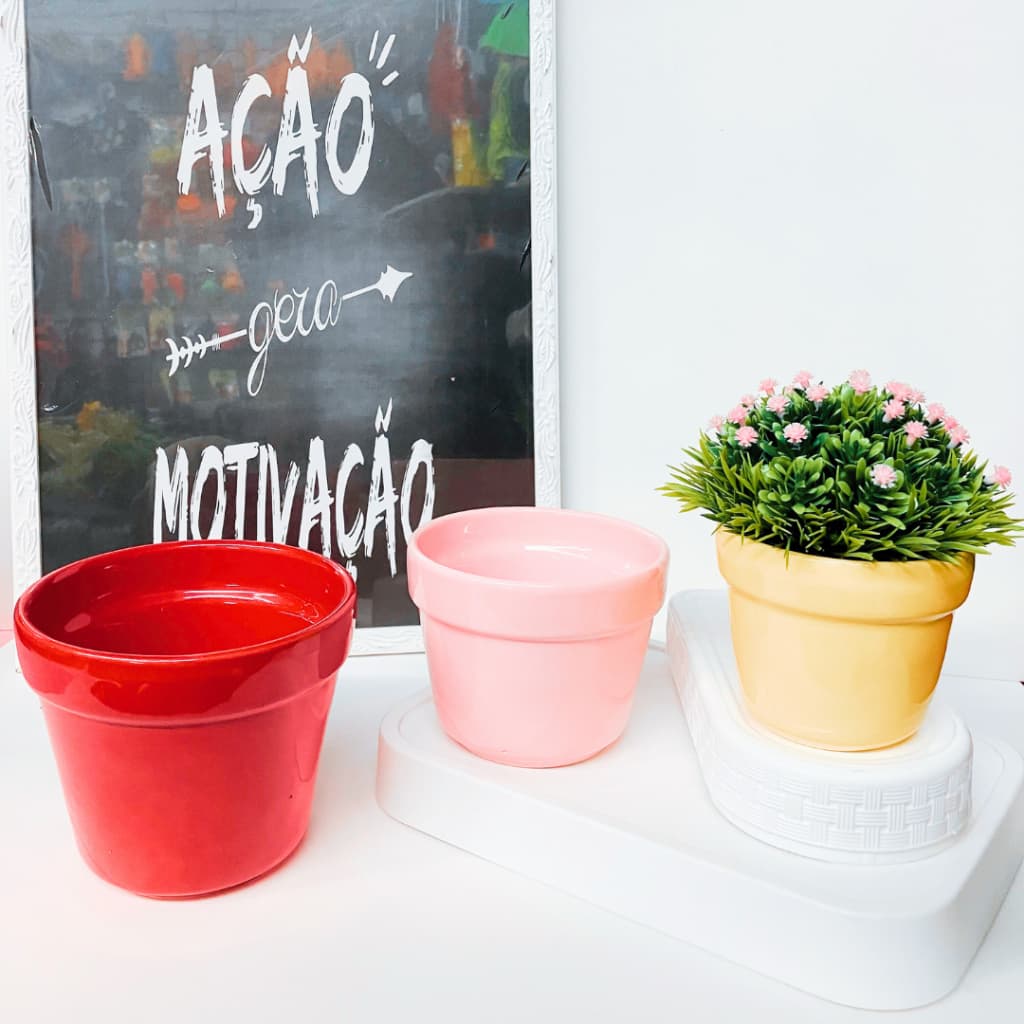 Vaso de planta decorativo, Pequeno, Medio, Grande diversas cores