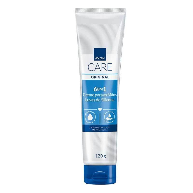 Luvas de Silicone Creme Protetor para as Mãos AVON CARE 120g