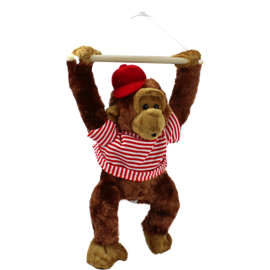 Macaco Pelúcia Assobia Sensor Presença 28cm Bichinho Interativo Som  Bebê Decoração BBR Toys Presente