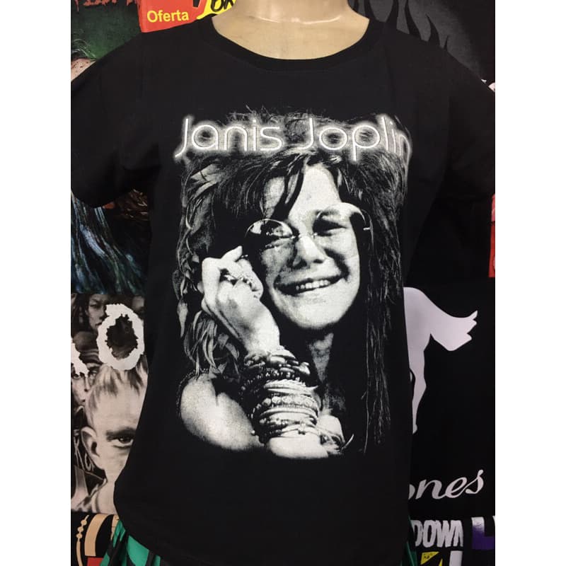 Camiseta baby look feminina T-shirt rock metal blusinha de rock