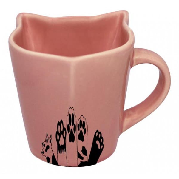 Caneca Gatinho Xícara Orelha de Gato Canecas Pets Felinos 270ml