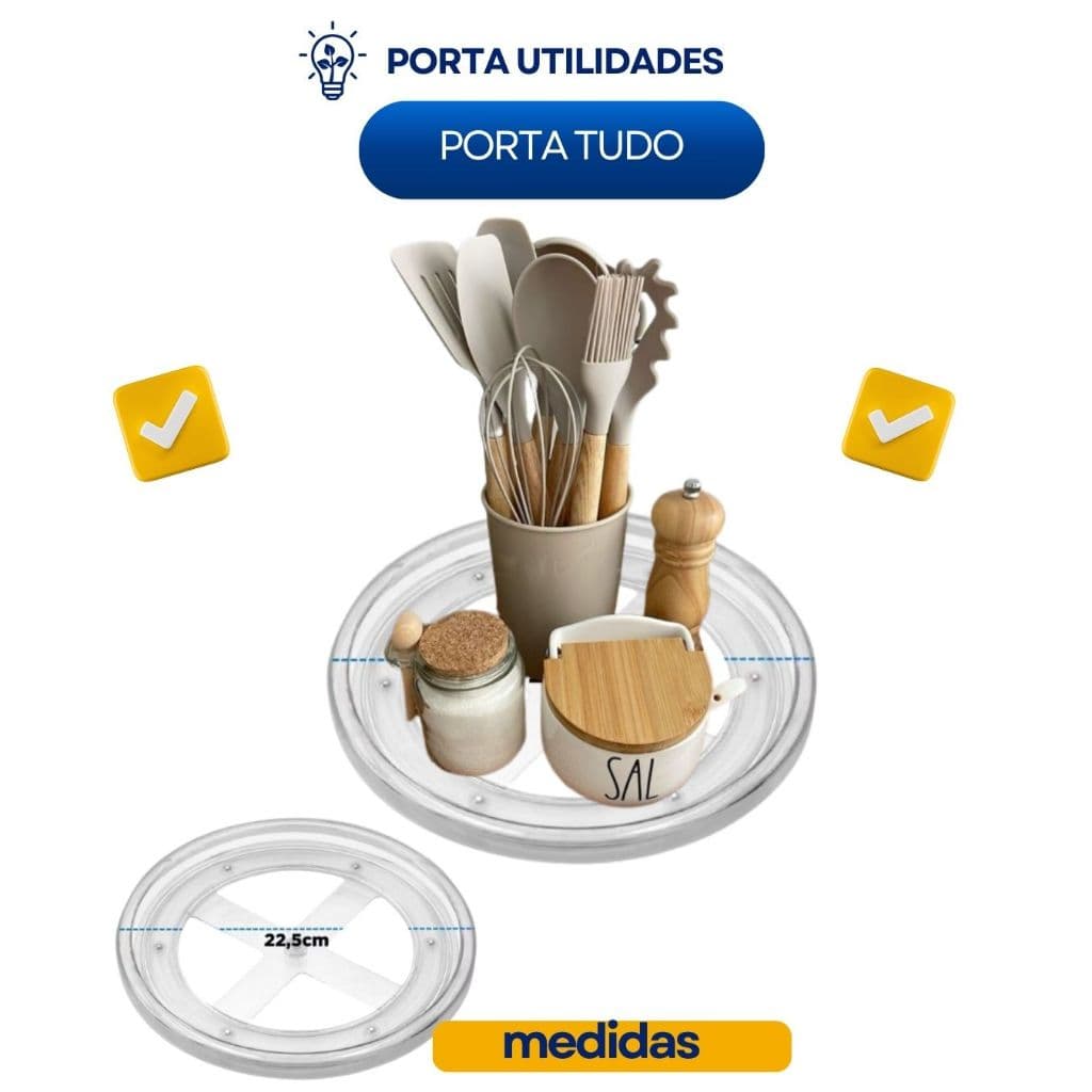 🚪 Porta Acrílico Transparente – Versátil e Funcional