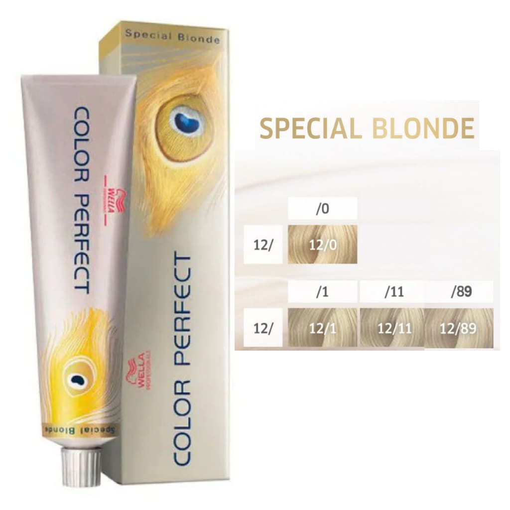 Coloração Special Blonde Color Perfect  Tinta Wella Professionals Escolher cores