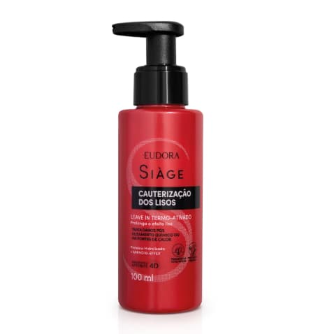 Leave-in Capilar Siàge Cauterização dos Lisos 100ml