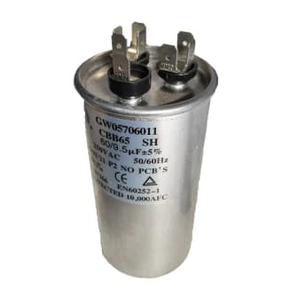 Capacitor Para Ar Condicionado Duplo 60+9,5 Uf 250vac 440vac Eos