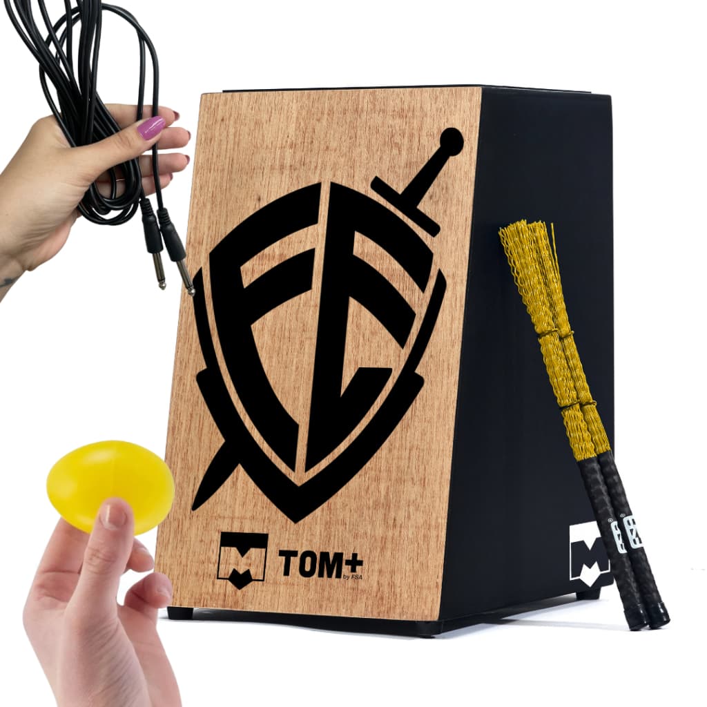 CAJON FSA TOM+ ELÉTRICO INCLINADO FÉ BK/NT FT5050