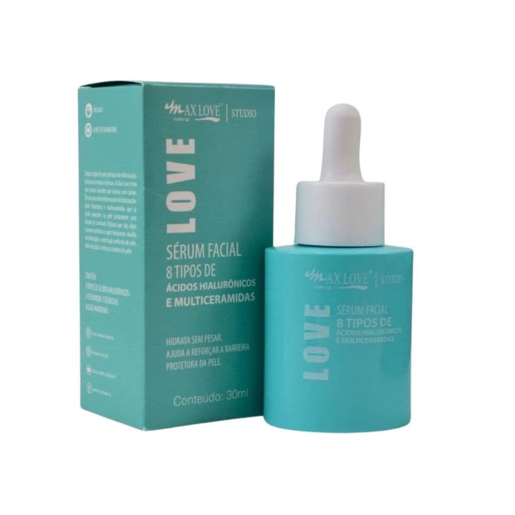 Serum Facial 8 Tipos de Acido Hialurônicos Max Love