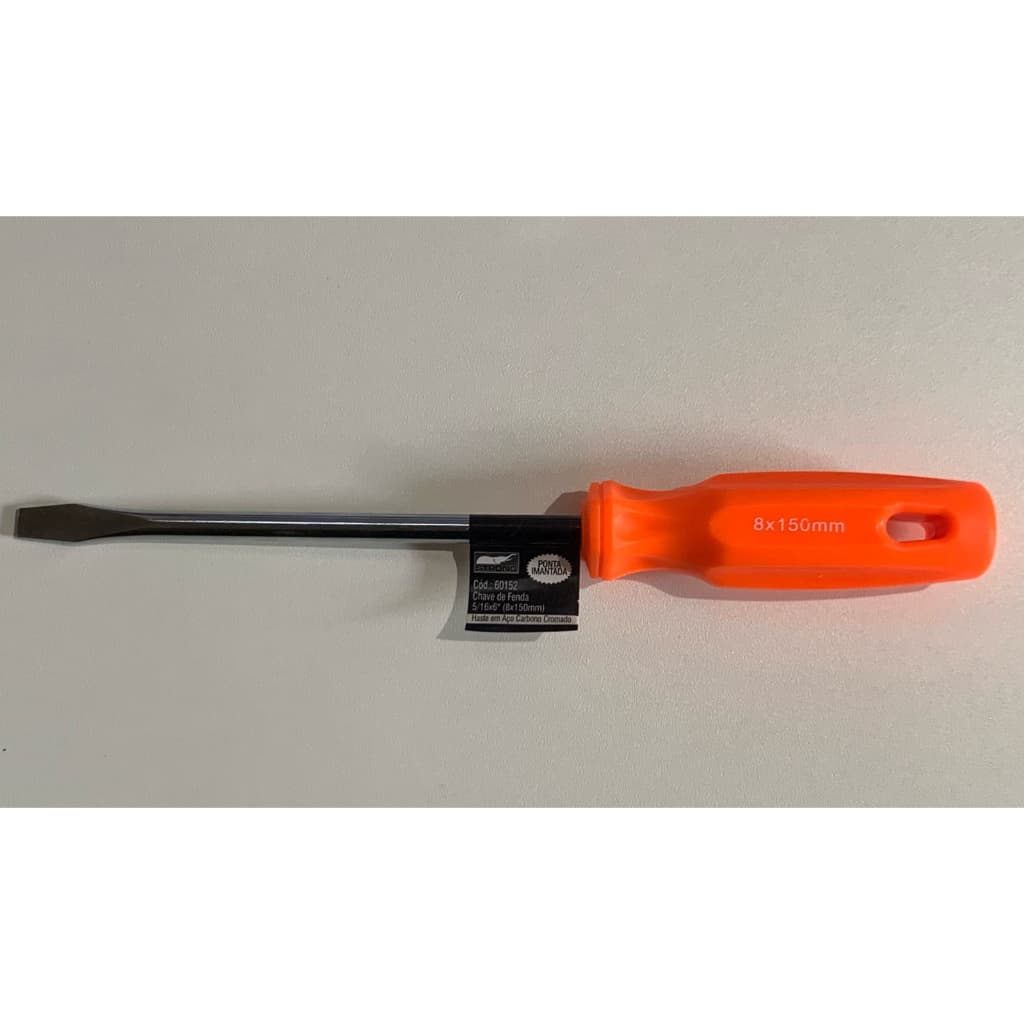 CHAVE DE FENDA 5/16X6 (8X150mm)- PONTA IMANTADA- STRONG- 1 UNI