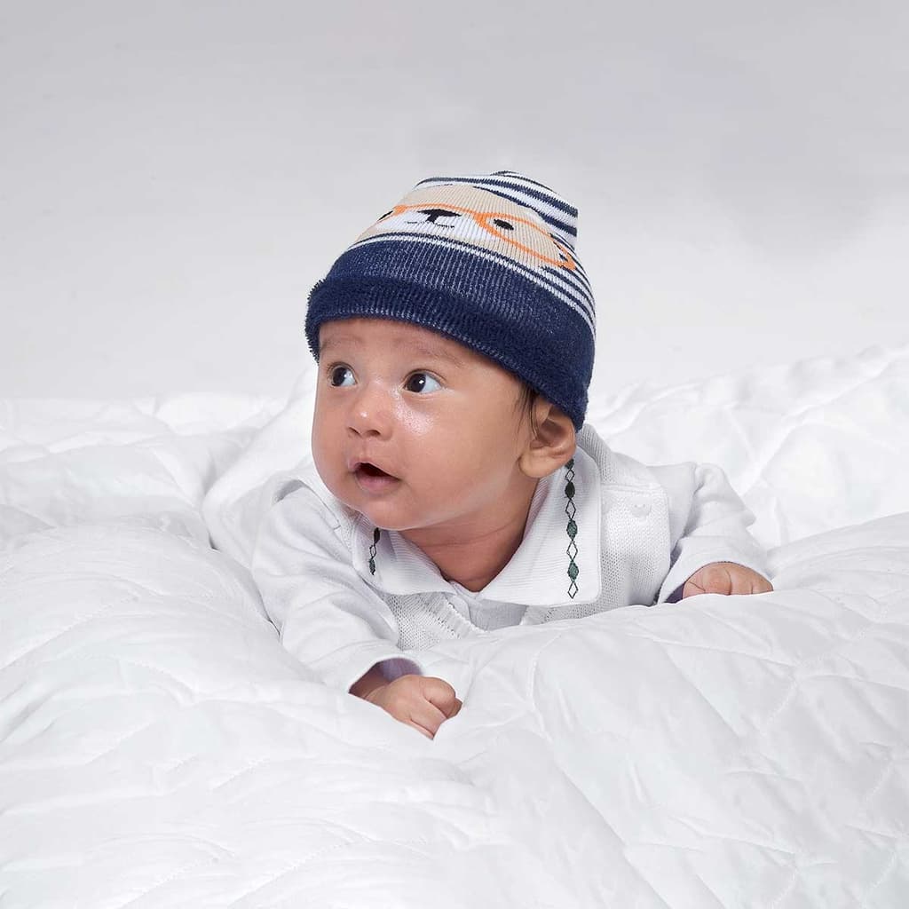 Kit 3 Toucas saída maternidade menino menina Fofurinha Recém Nascido Bebê Gorro Roupa Inverno