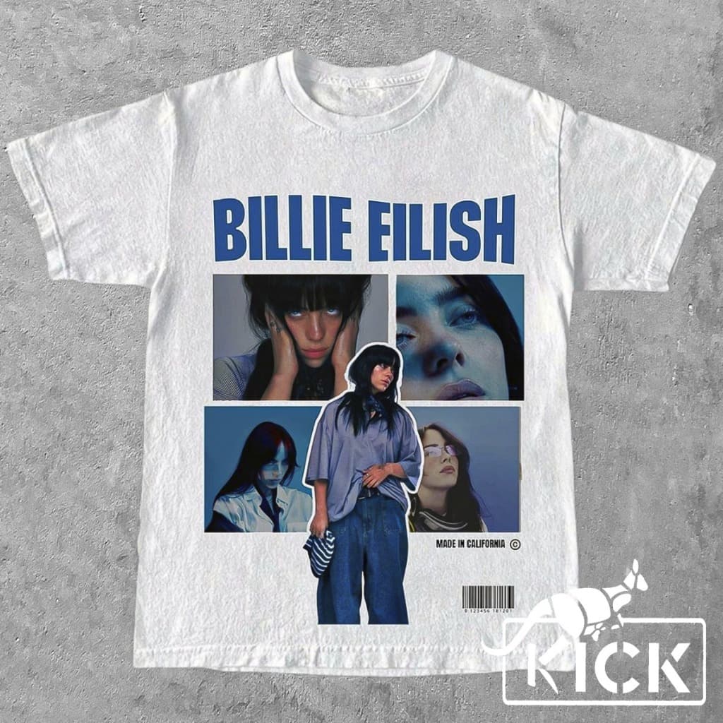 Camiseta Unissex Algodão Billie Eilish Album