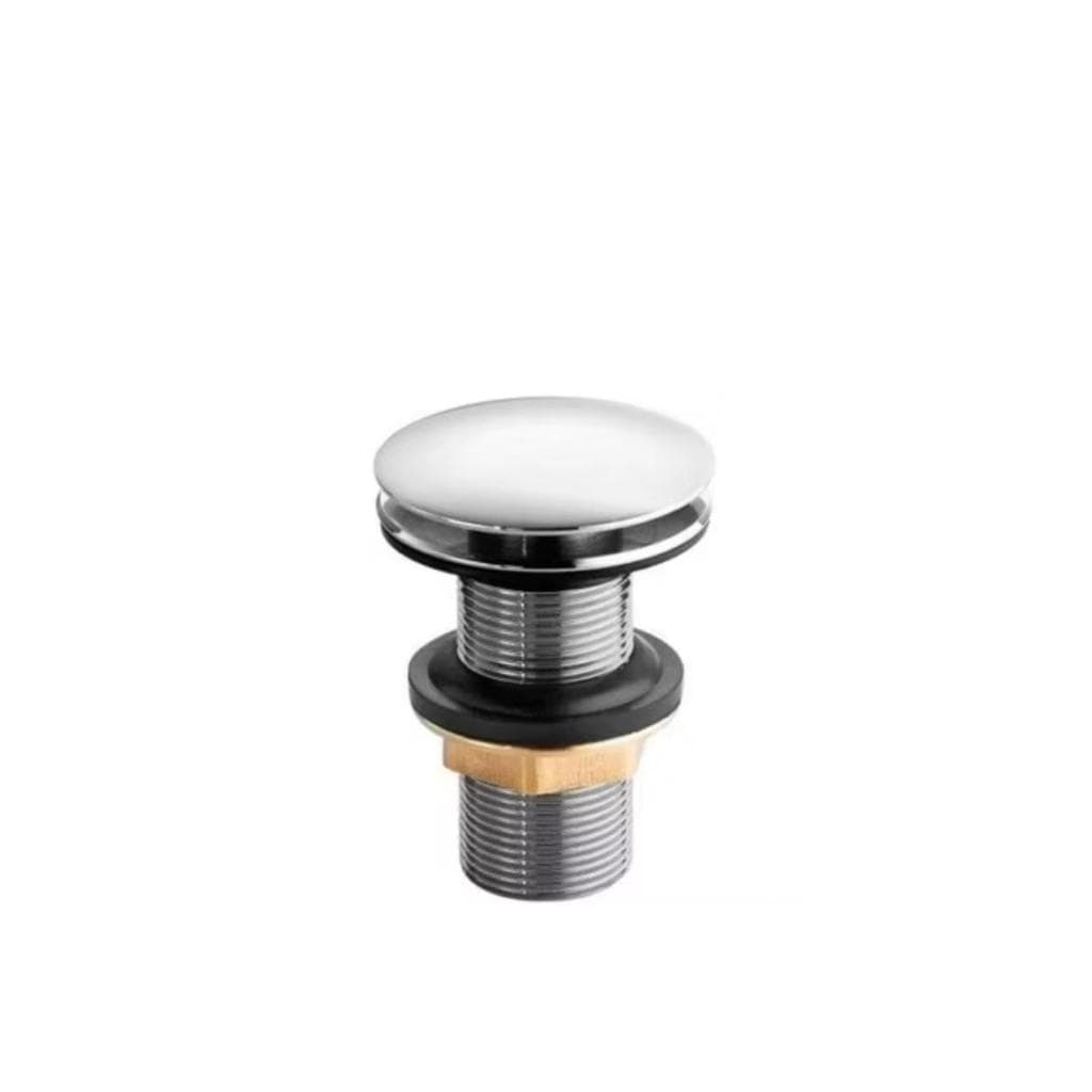Válvula Click Cromada para Cuba de Banheiro Lavabo Inteligente 7/8 Em ABS