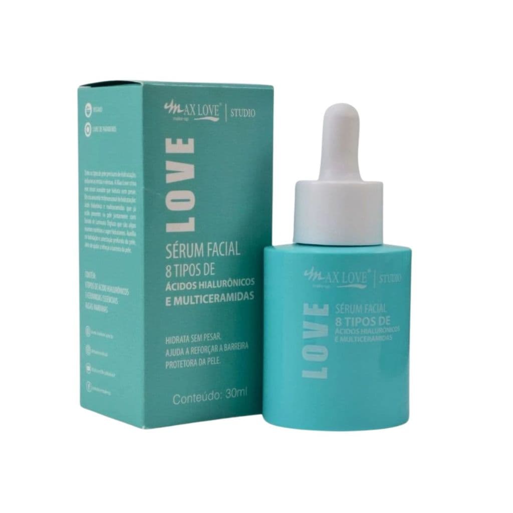 Serum 8 Tipos de Acido Hialurônicos Max Love