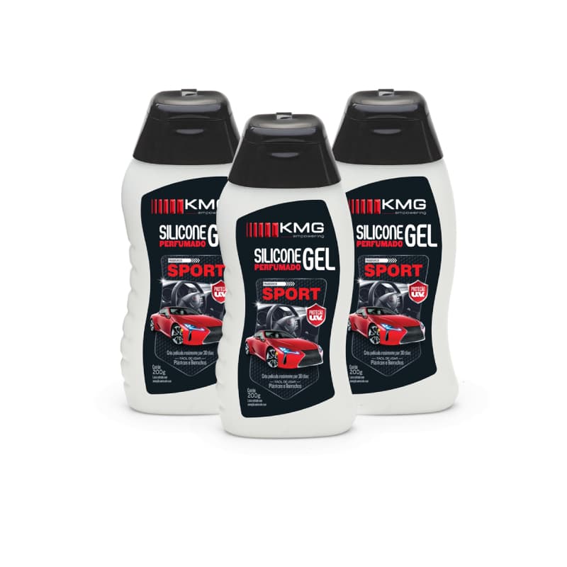 Silicone Gel Perfumado Sport - 3 Unidades