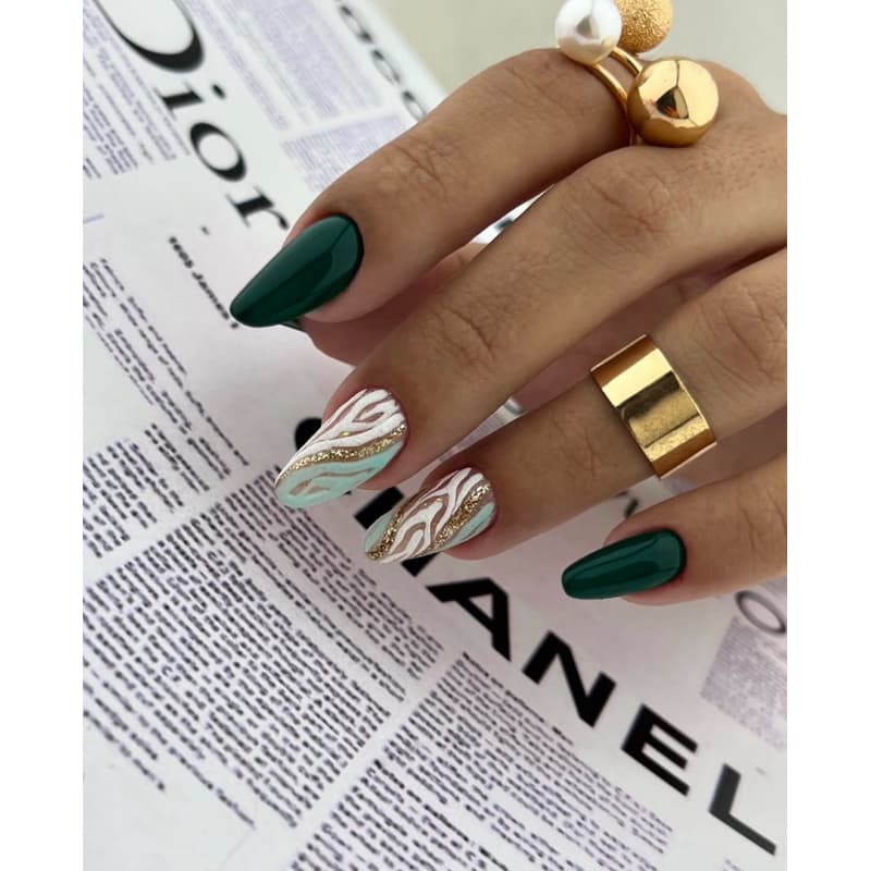 Capa de Revista Decorativa para Fotos de unha revista para nails