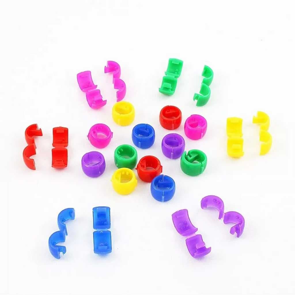 Kit 144 Tererês Coloridos Para Penteados e Tranças das Cores Amarelo Vermelho Verde Azul Pink Fácil de Aplicar e Tirar