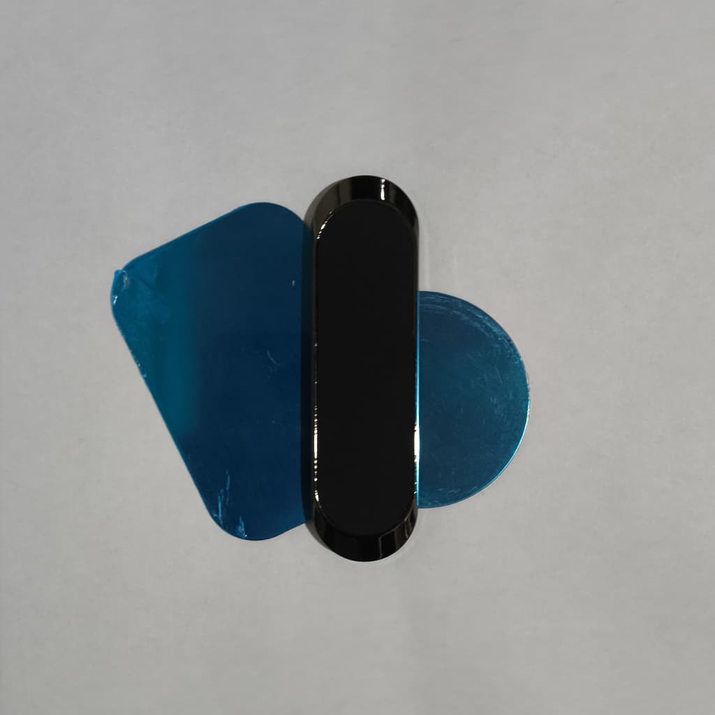 Suporte Celular Magnético Forte e Resistente Liga de Alumínios Tamanho 7cm x 2cm x 0,5cm Adesivo Fácil de Aplicar e Cola