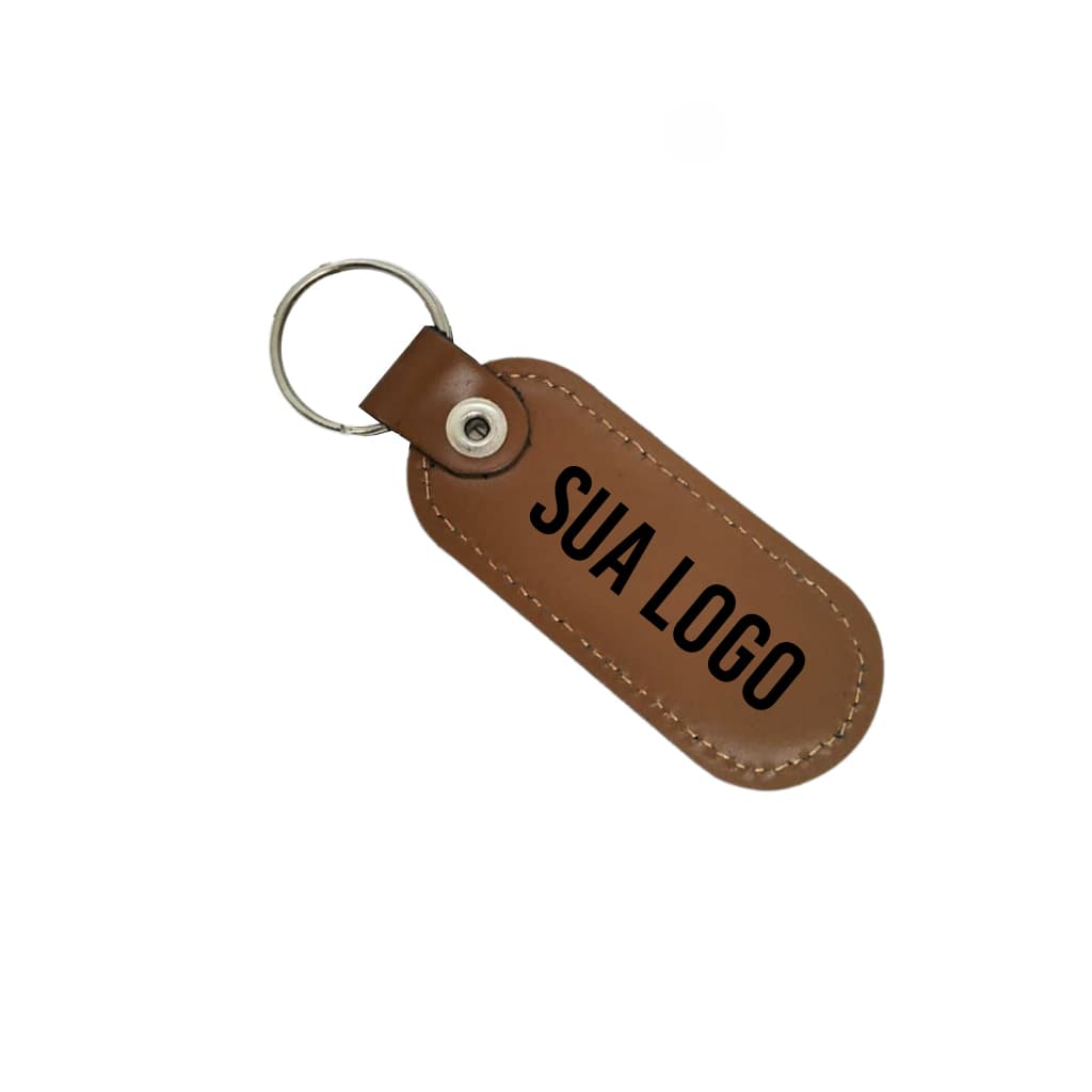 Chaveiro Couro Personalizado