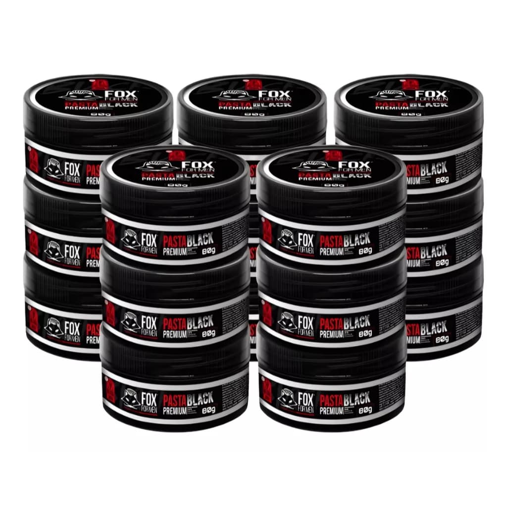 15 PASTA MODELADORA BLACK FOX FOR MEN 80GR