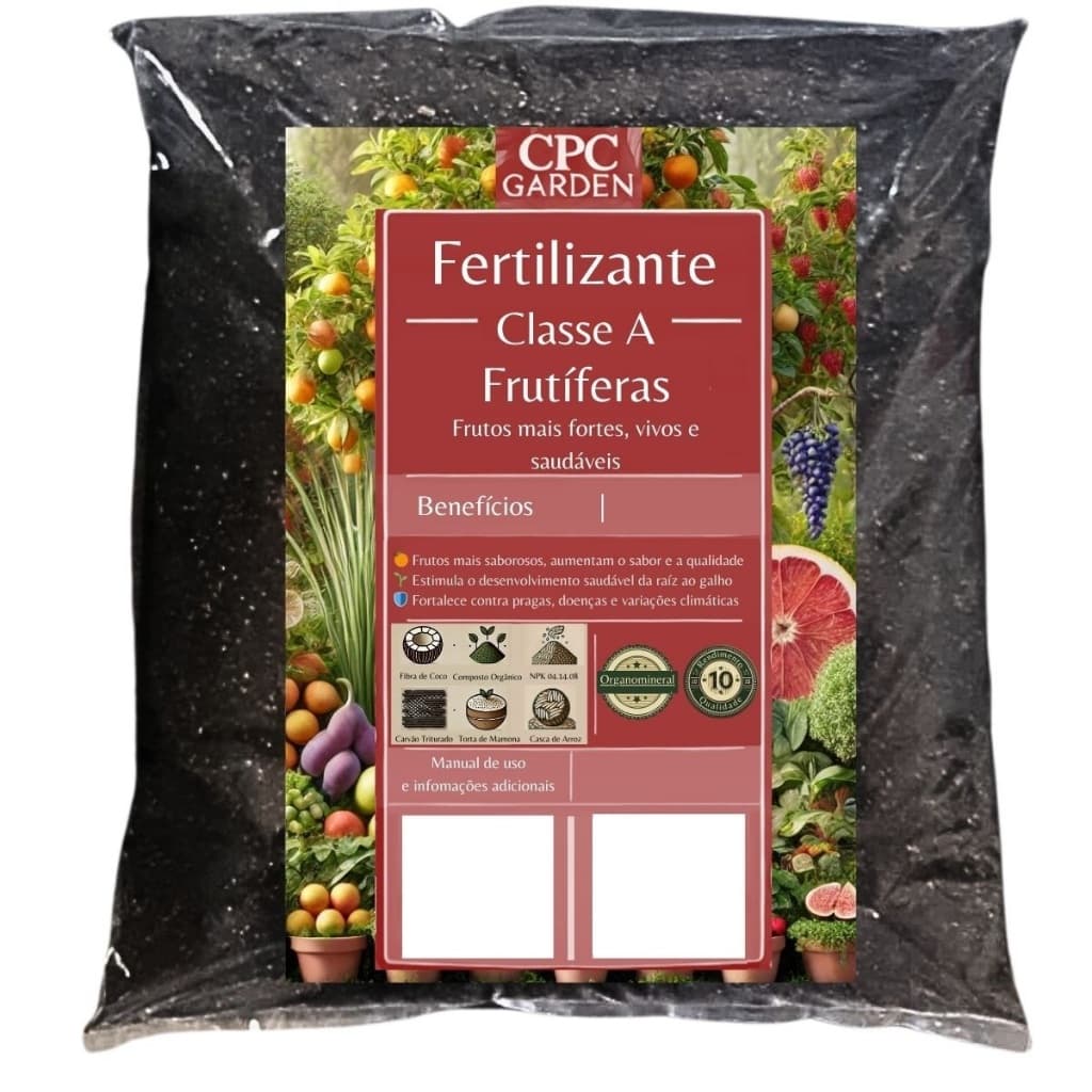 Fertilizante Organomineral Classe A CPC Garden Frutíferas