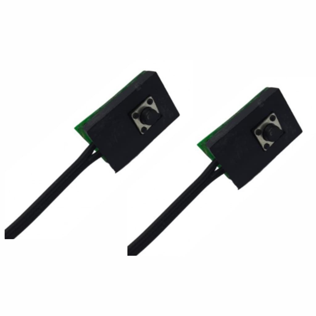 Kit 2 Botões Colar Injetar Alarme Pânico Buzina Quadrado - DM002008A