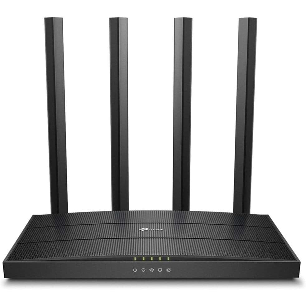 ROTEADOR TP-LINK ARCHER C6 WI-FI 5 MESH AC1300 DUAL BAND 4 PORTAS LAN FULL GIGABIT
