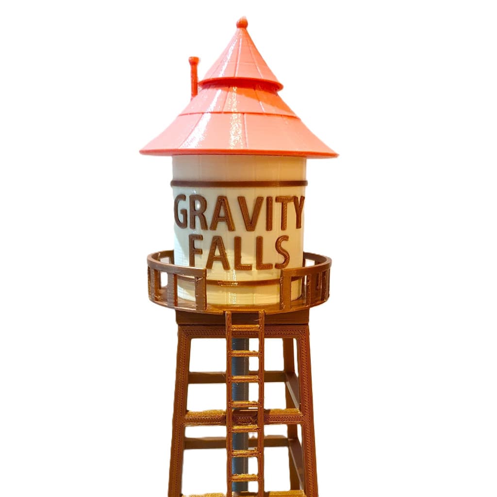 Diorama caixa d'água decoração Gravity Falls
