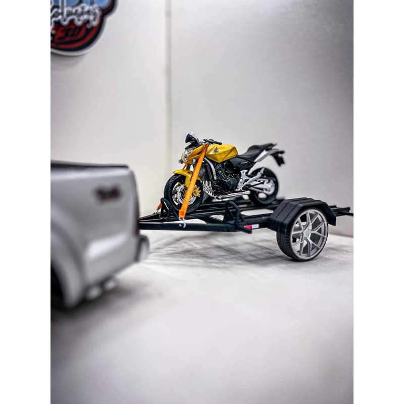 Carretinha Para Motos - Miniatura 1/18