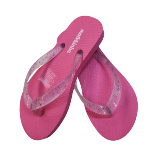 Chinelo de dedo Molekinha Colors Infantil com Tiras Transparentes e Glitter Shopee entrega rápida