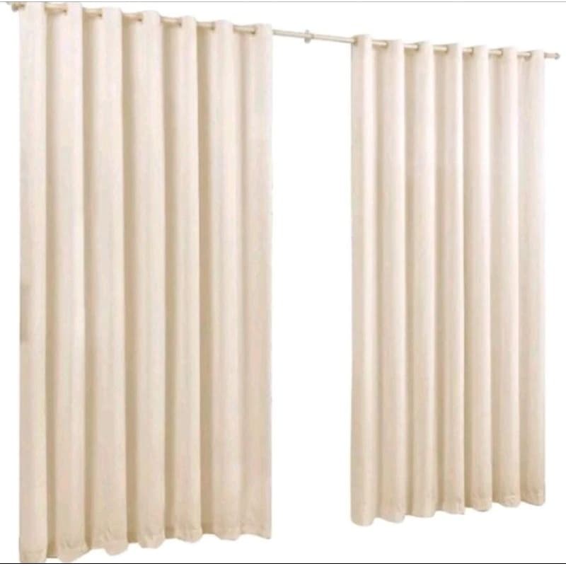 Cortina REQUINTE  2,00m x 1,70m para Sala e Quarto - Diversas cores  varão simples