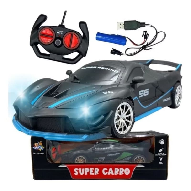 Brinquedo Carrinho Controle Remoto esportivo recarrregavel competição ferrari lamborghini