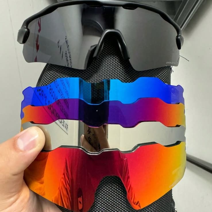 Óculos de sol esportivos de praia masculino com lentes intercambiáveis KIT