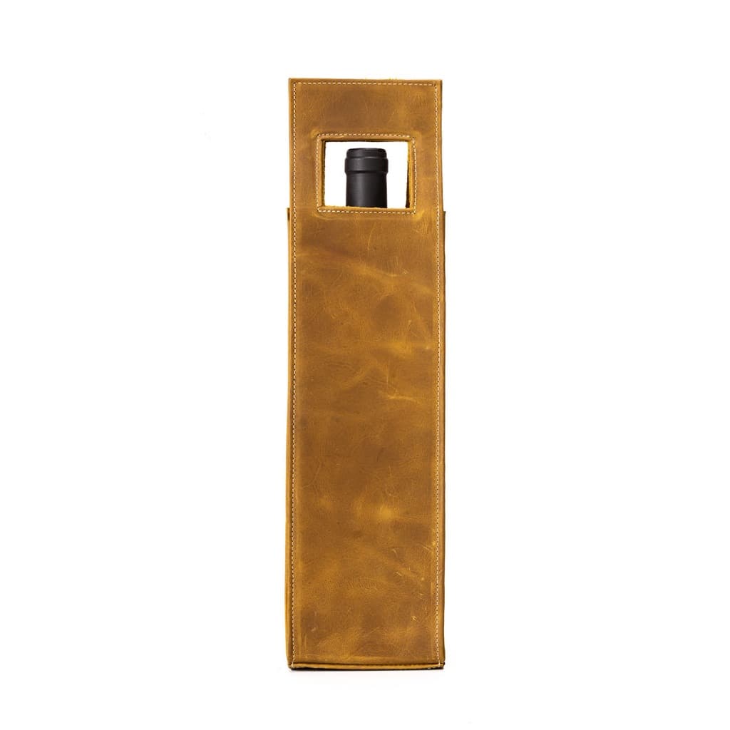 Wine Bag de Luxo em Couro Legitimo - Ideal Para Presentes Exclusivos - Corporativo e Restaurantes - Porta Garrafa Vinho