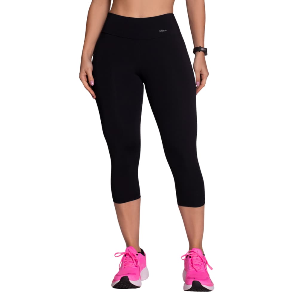 Calça Corsário Básica Sport Fitness Legging Academia Selene